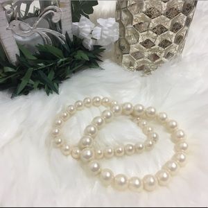 2 Pearl Bracelets